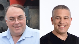 ינון מגל ואבי בניהו, צילום: 103FM ויוסי זליגר פלאש90